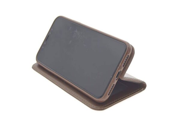 Apple iPhone X; iPhone Xs Card holder Brown Book type case for iPhone X; iPhone Xs Magnetic closure Apple iPhone X; iPhone Xs Card holder Brown Book type case for iPhone X; iPhone Xs Magnetic closure