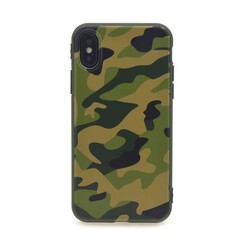 Silikonhülle für Apple iPhone X - Camouflage (8719273264140)