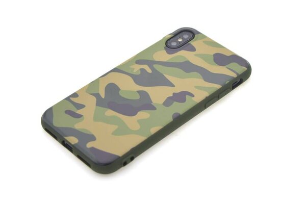 Silicone case for Apple iPhone X - Camouflage (8719273264140)