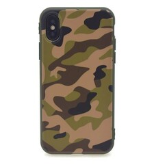 Silikonhülle für Apple iPhone X - Camouflage (8719273264157)