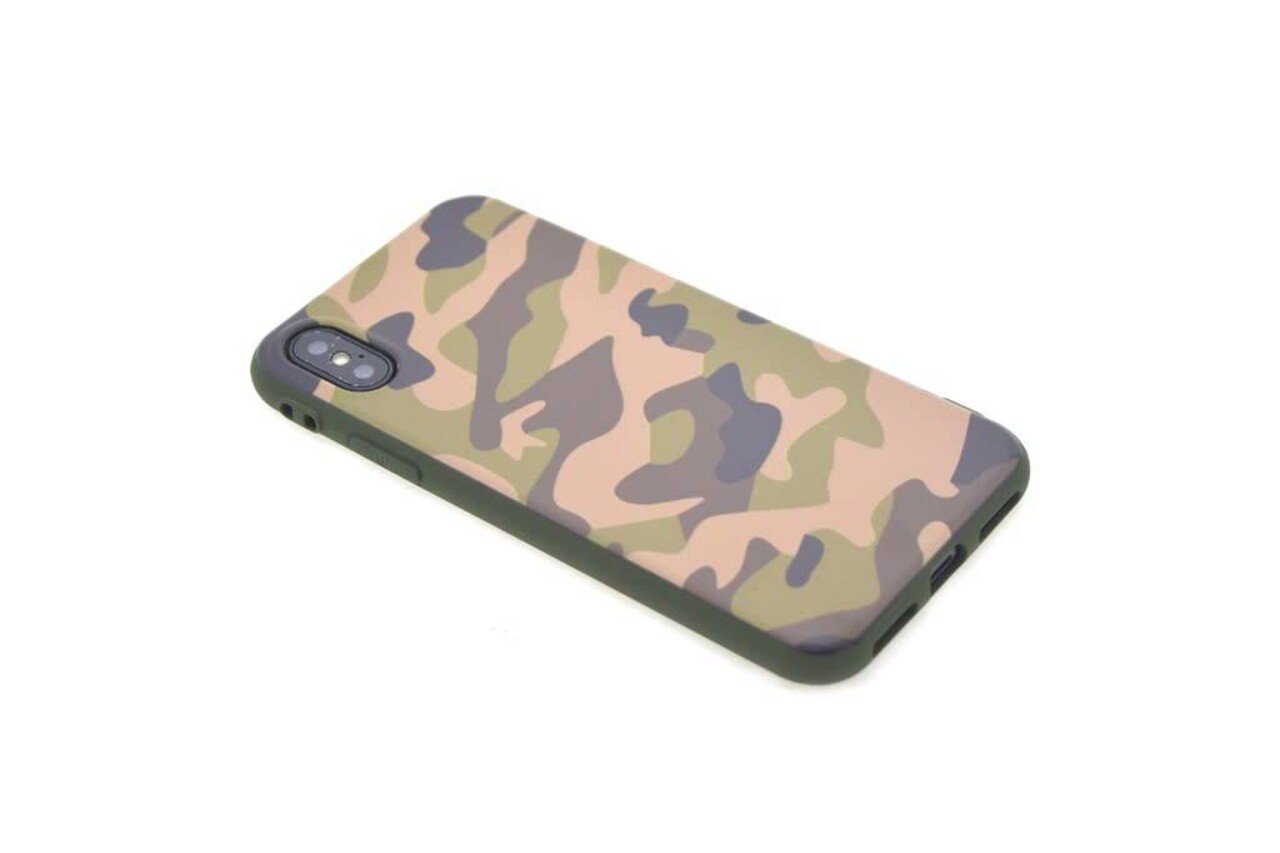 Silicone case for Apple iPhone X - Camouflage (8719273264157)
