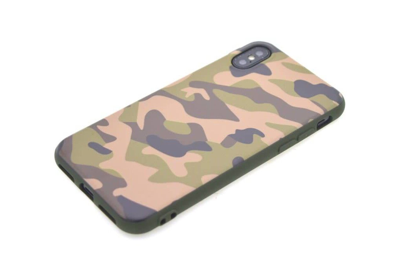 Back cover voor Apple iPhone X-Xs - Camouflage Back cover voor Apple iPhone X-Xs - Camouflage