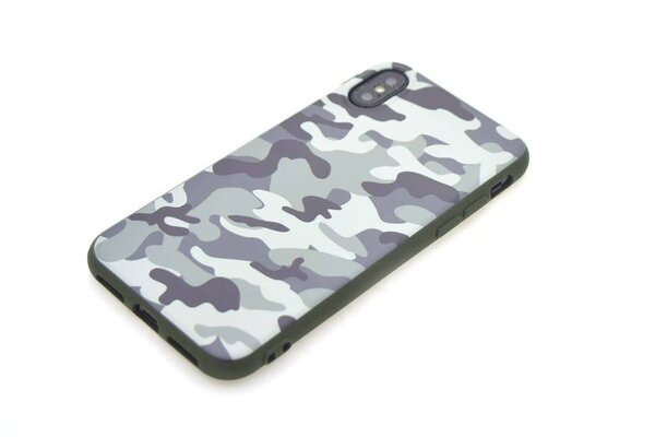 Silicone case for Apple iPhone X - Camouflage (8719273264164)
