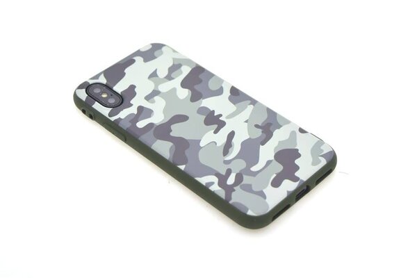 Silicone case for Apple iPhone X - Camouflage (8719273264164)