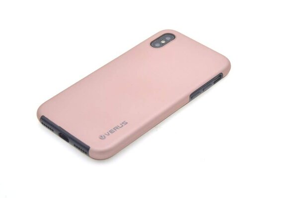Silicone case for Apple iPhone X - Rose Gold (8719273265369)
