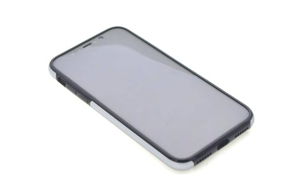 Silicone case for Apple iPhone X - Silver (8719273265376)