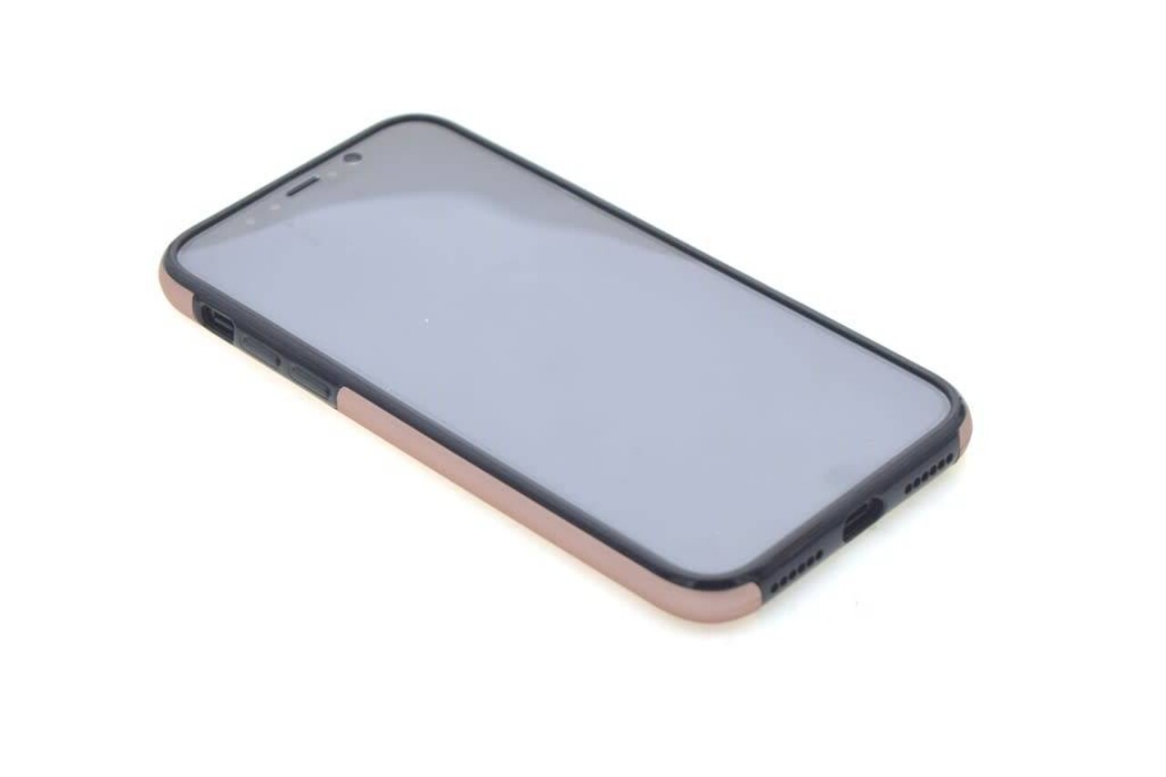 Silicone case for Apple iPhone X - Rose Gold (8719273265369)