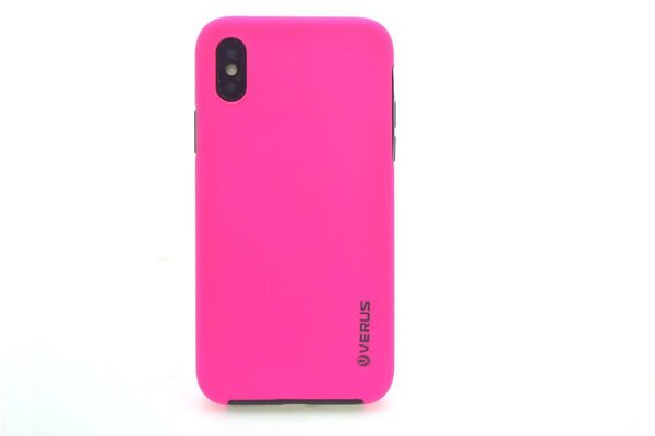 Silicone case for Apple iPhone X - Hot Pink (8719273265383)