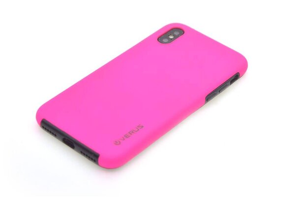 Silicone case for Apple iPhone X - Hot Pink (8719273265383)