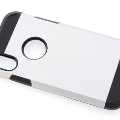 Hartschalenetui Slim Armor für Apple iPhone X - Silber (8719273265727)