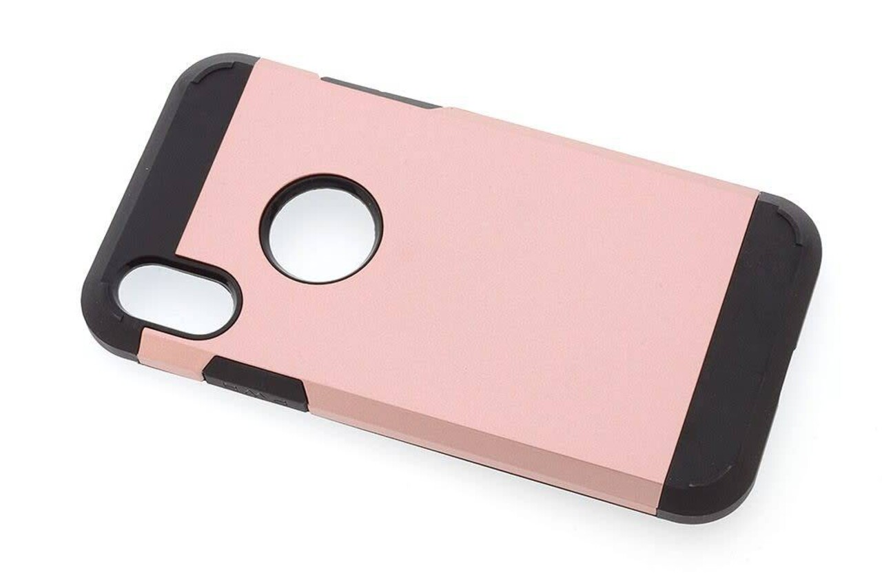 Back cover voor de Apple iPhone X-Xs - Rose Gold Back cover voor de Apple iPhone X-Xs - Rose Gold