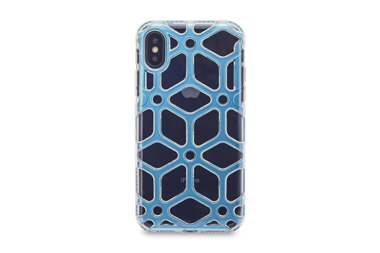 Silicone case for Apple iPhone X - L Blue (8719273267806)