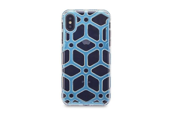 Silicone case for Apple iPhone X - L Blue (8719273267806)