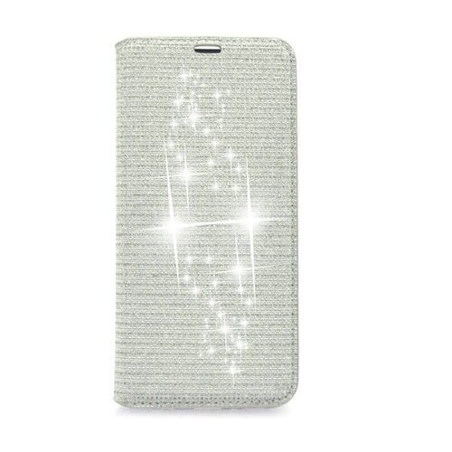 Zilver hoesje voor de iPhone X-Xs - Book Case - Pasjeshouder - Magneetsluiting