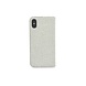 Zilver hoesje voor de iPhone X-Xs - Book Case - Pasjeshouder - Magneetsluiting Zilver hoesje voor de iPhone X-Xs - Book Case - Pasjeshouder - Magneetsluiting