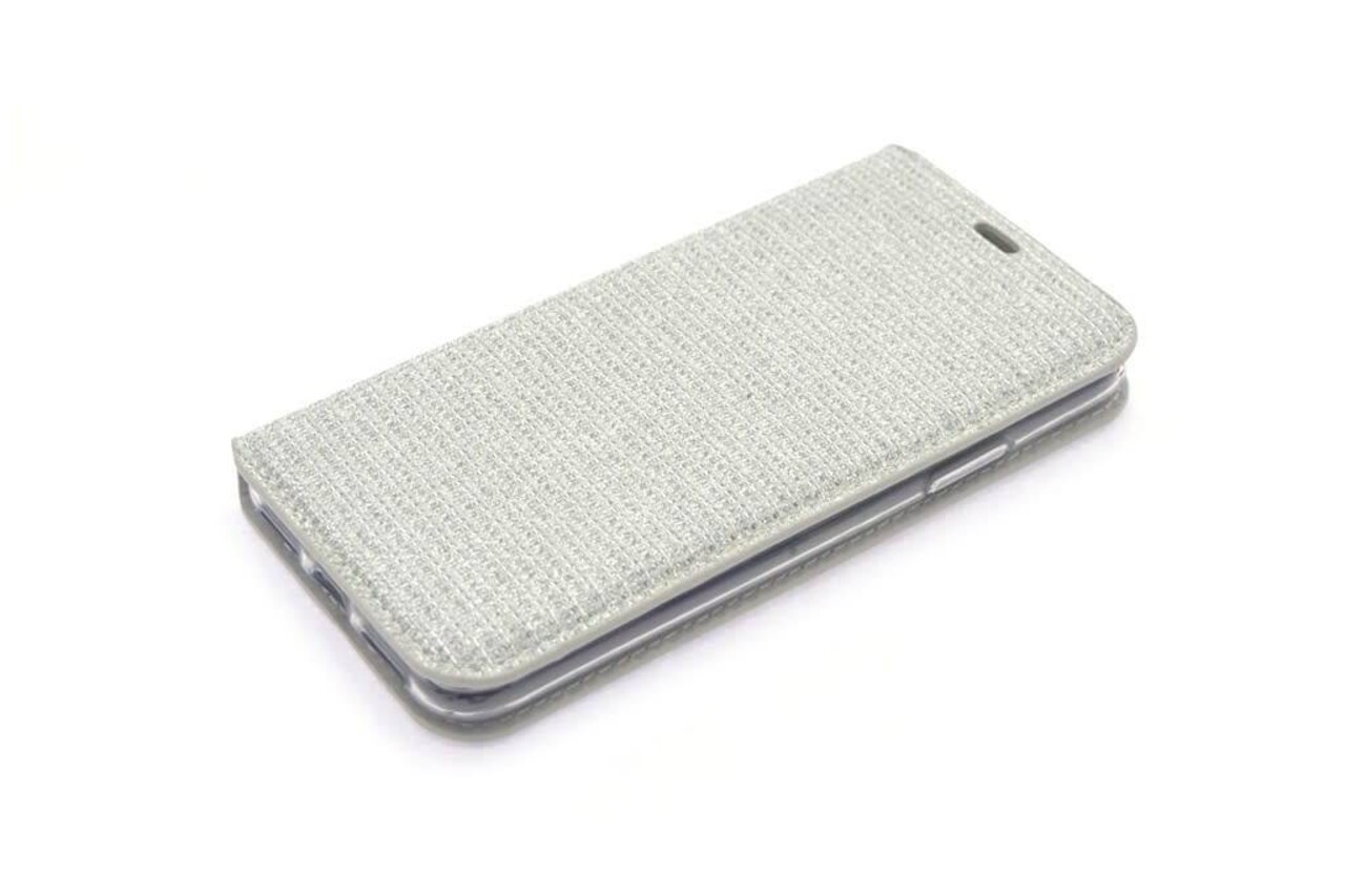 Apple iPhone X; iPhone Xs Kartenhalter Silber Book-Case hul -Magnetverschluss - Kunststof;TPU Apple iPhone X; iPhone Xs Kartenhalter Silber Book-Case hul -Magnetverschluss - Kunststof;TPU
