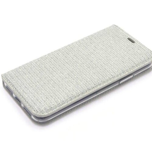 Zilver hoesje voor de iPhone X-Xs - Book Case - Pasjeshouder - Magneetsluiting