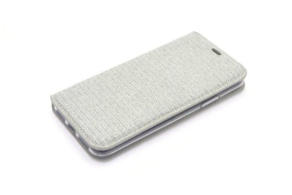 Apple iPhone X; iPhone Xs Kartenhalter Silber Book-Case hul -Magnetverschluss - Kunststof;TPU Apple iPhone X; iPhone Xs Kartenhalter Silber Book-Case hul -Magnetverschluss - Kunststof;TPU