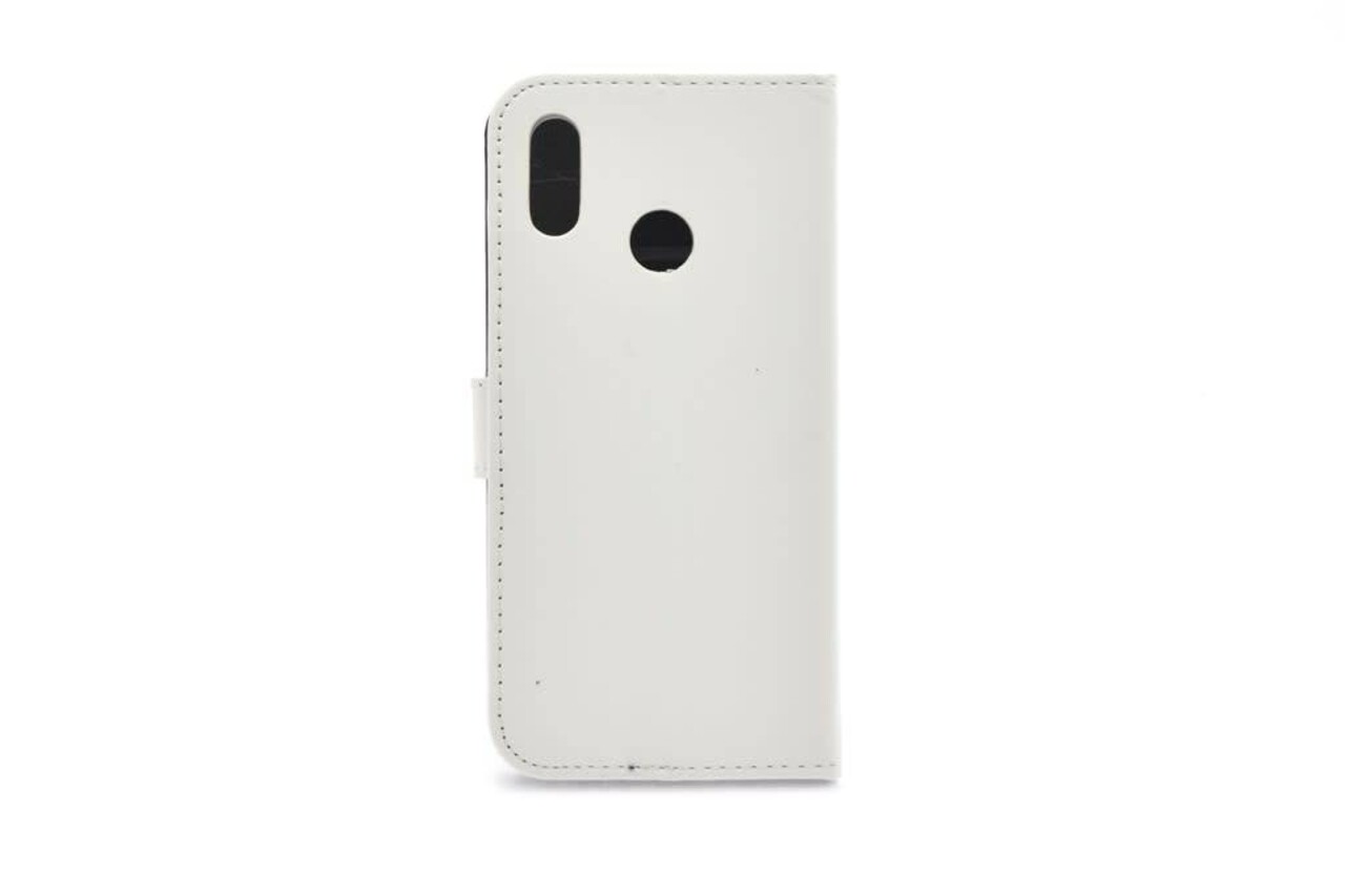 Huawei P20 Lite Kartenhalter Weiß Book-Case hul -Magnetverschluss - Kunststof;TPU Huawei P20 Lite Kartenhalter Weiß Book-Case hul -Magnetverschluss - Kunststof;TPU