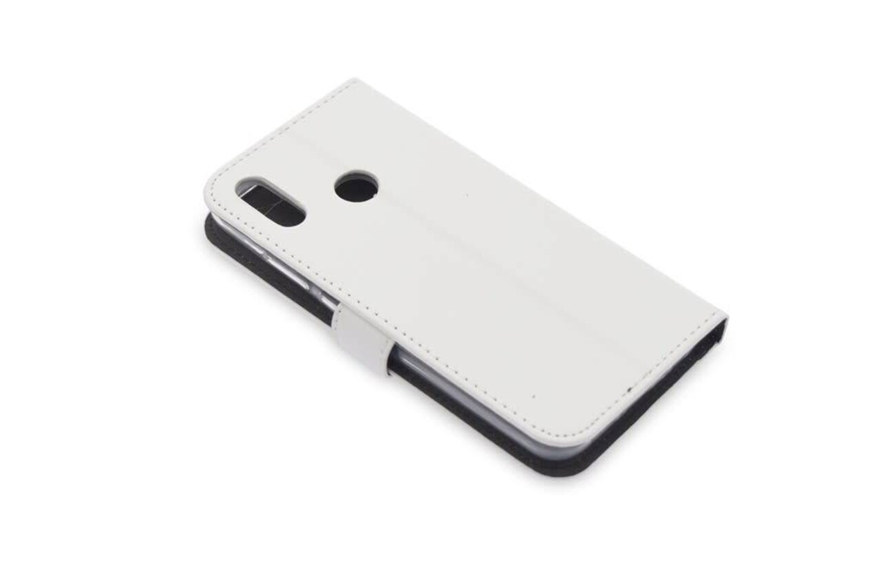 Huawei P20 Lite Kartenhalter Weiß Book-Case hul -Magnetverschluss - Kunststof;TPU Huawei P20 Lite Kartenhalter Weiß Book-Case hul -Magnetverschluss - Kunststof;TPU