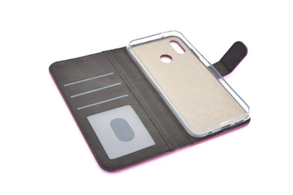 Huawei P20 Lite Card holder Pink Book type case for P20 Lite Magnetic closure Huawei P20 Lite Card holder Pink Book type case for P20 Lite Magnetic closure