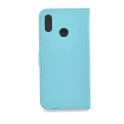 Huawei  P20 Lite Kartenhalter Blau Book-Case hul -Magnetverschluss - Kunststof;TPU