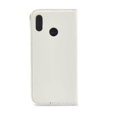 Huawei  P20 Lite Card holder White Book type case for  P20 Lite Magnetic closure