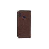 Huawei  P20 Lite Kartenhalter Braun Book-Case hul -Magnetverschluss - Kunststof;TPU