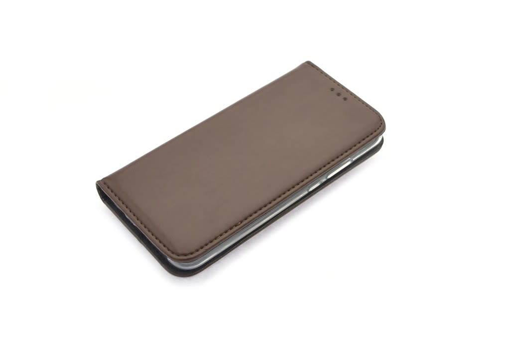 Bruin hoesje voor Huawei P20 Lite - Book Case - Pasjeshouder - Magneetsluiting, foto 3 van 6
