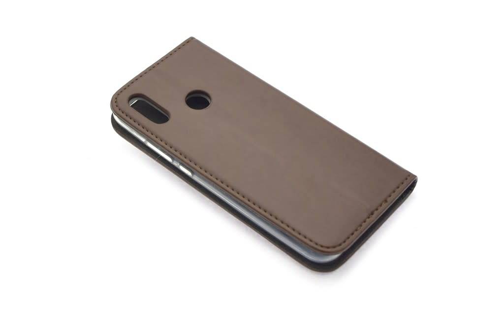 Bruin hoesje voor Huawei P20 Lite - Book Case - Pasjeshouder - Magneetsluiting, foto 4 van 6