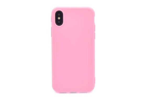 Silicone case for iPhone X - Pink (8719273271261)