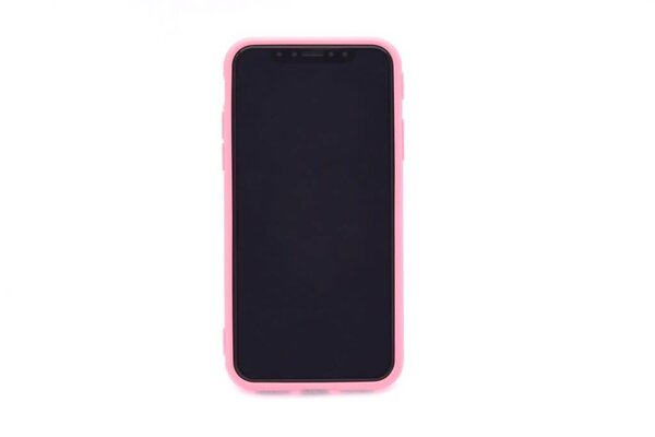 Silicone case for iPhone X - Pink (8719273271261)