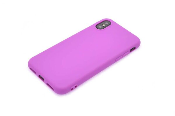 Silicone case for iPhone X - Purple (8719273271278)