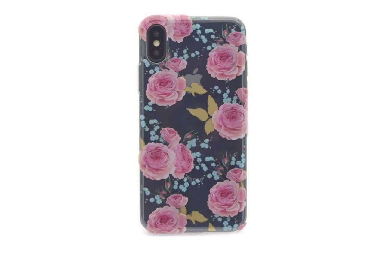 Silicone case for iPhone X - Print (8719273271315)