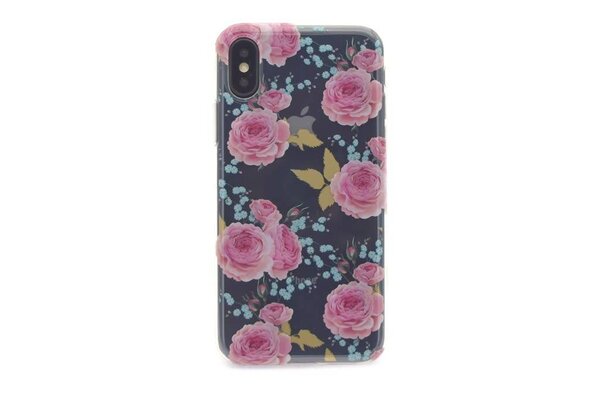 Silicone case for iPhone X - Print (8719273271315)