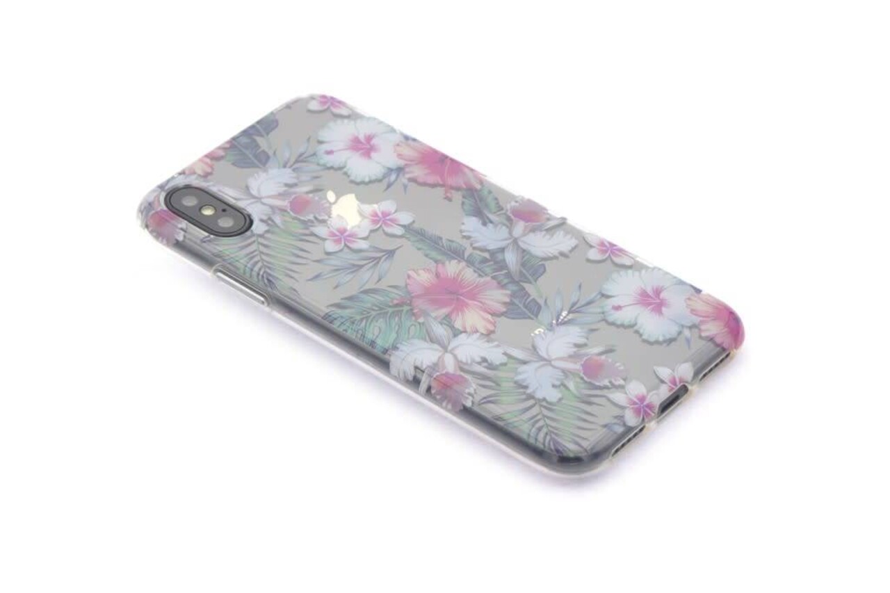 Silicone case for iPhone X - Print