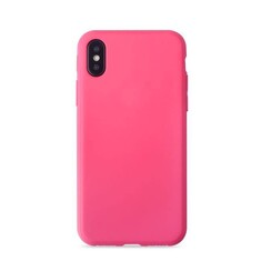 Silikonhülle für iPhone X - Hot Pink (8719273273937)
