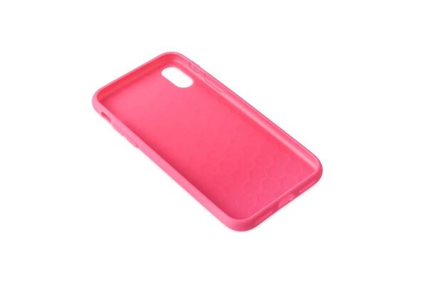 Silicone case for iPhone X - Hot Pink (8719273273937)