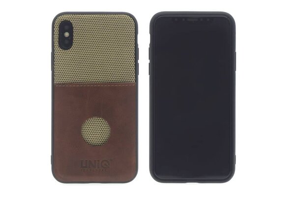 UNIQ Accessory Coque pour Apple iPhone X - L Marron (8719273252024) UNIQ Accessory Coque pour Apple iPhone X - L Marron (8719273252024)