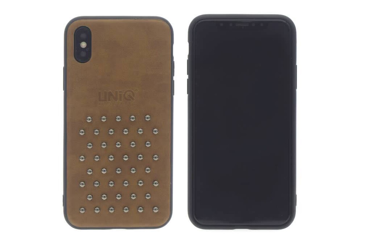 UNIQ Accessory Coque pour Apple iPhone X - Marron (8719273252147) UNIQ Accessory Coque pour Apple iPhone X - Marron (8719273252147)