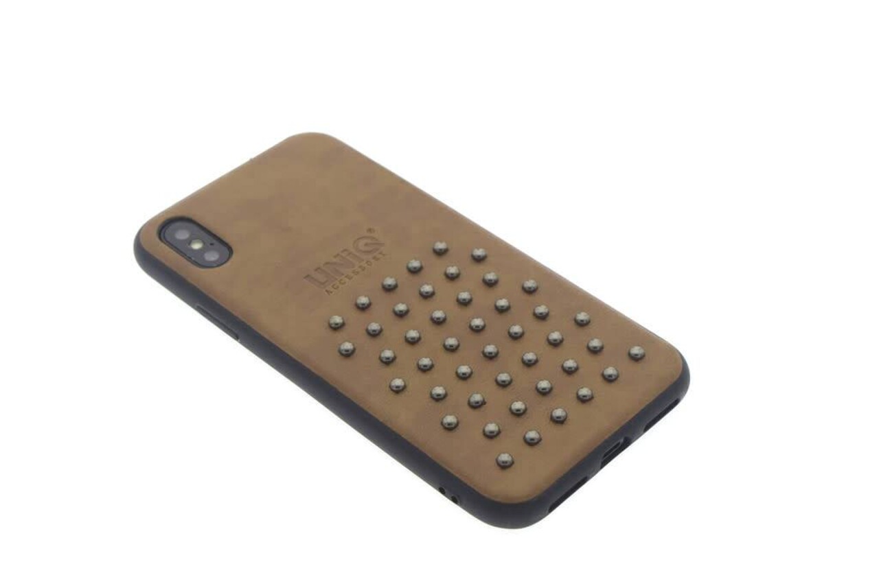 UNIQ Accessory UNIQ Accessory iPhone X-Xs Hard Case Backcover - Bruin UNIQ Accessory UNIQ Accessory iPhone X-Xs Hard Case Backcover - Bruin