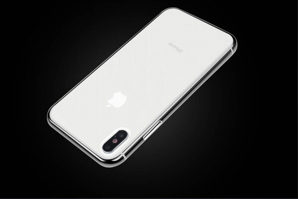 Silicone case for iPhone Xs Max - Transparent (8719273277812)