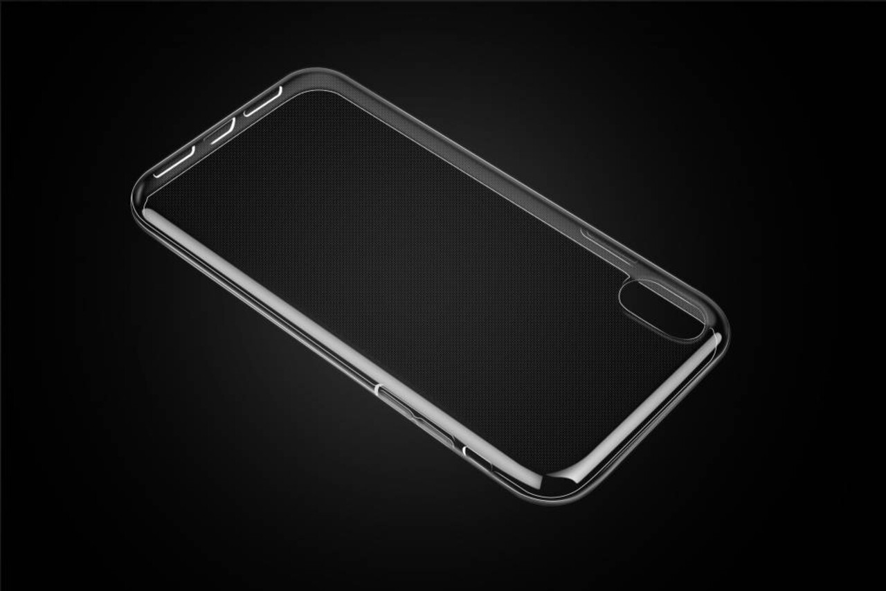 Silicone case for iPhone Xs Max - Transparent (8719273277812)