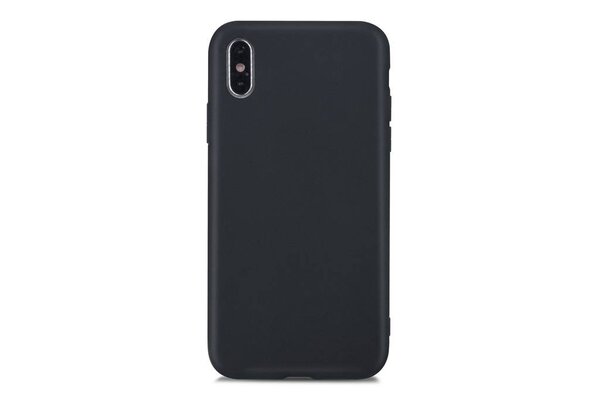 Silicone case for iPhone Xs Max - Black (8719273277836)