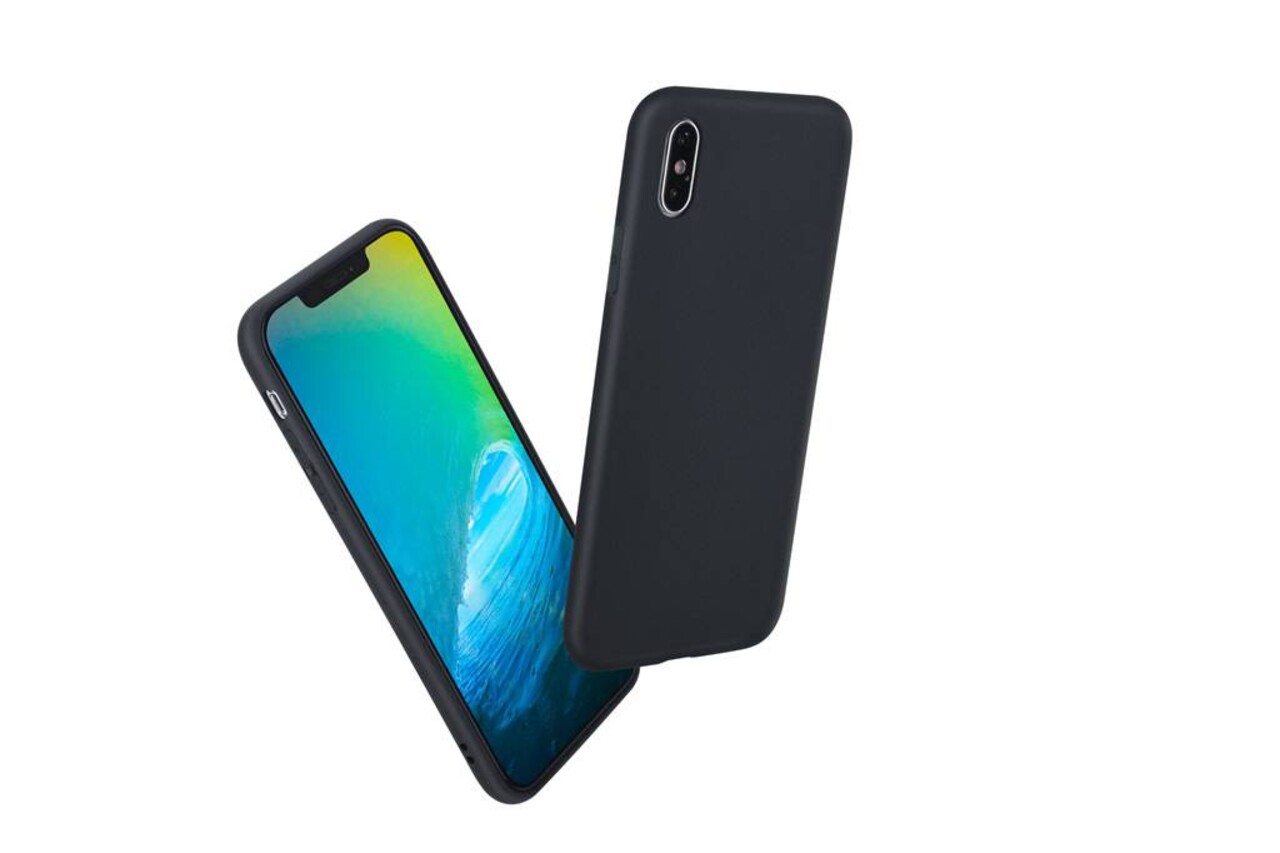 Silicone case for iPhone Xs Max - Black (8719273277836)