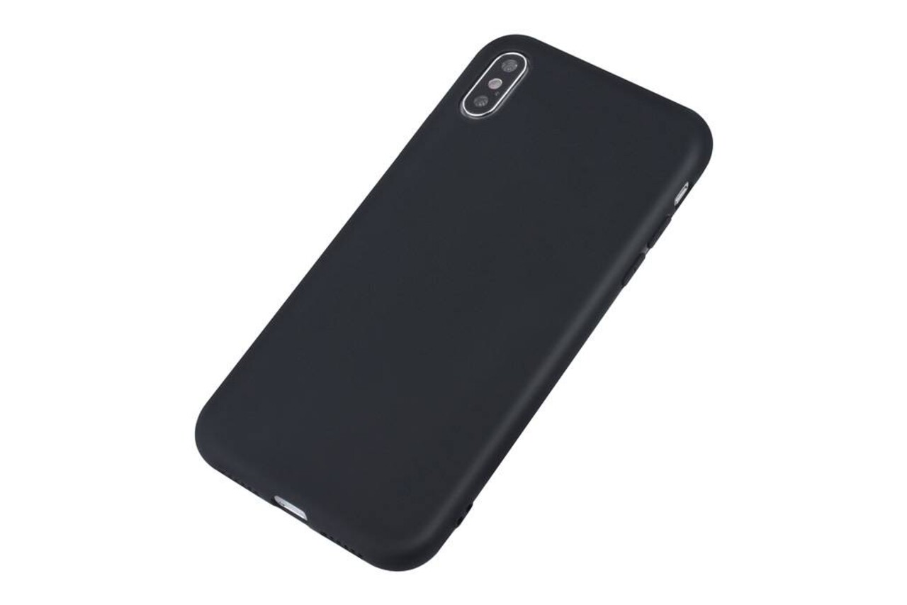 Silicone case for iPhone Xs Max - Black (8719273277836)
