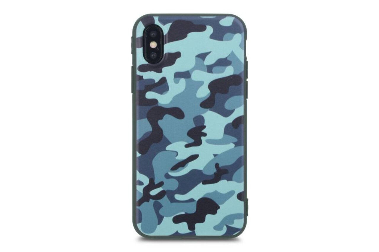 Silicone case for iPhone X - Camouflage (8719273276402)