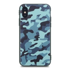 Silikonhülle für iPhone X - Camouflage (8719273276402)