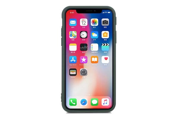 Silicone case for iPhone X - Camouflage (8719273276402)