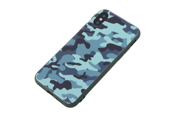 Silikonhülle für iPhone X - Camouflage (8719273276402) Silikonhülle für iPhone X - Camouflage (8719273276402)